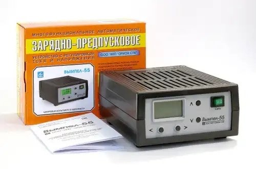 зарядное устройство! Вымпел-55 (автомат, 0,5-15А, 0,5-18В, ЖК индикатор)\ 2012 VYMPEL