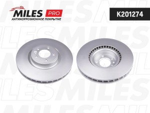 Диск тормозной (серия PRO с антикоррозионным покрытием) LAND ROVER RANGE ROVER S K201274 MILES