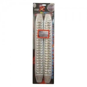 Накладка бампера 430х55мм серая (4шт.) АВТОСТОП HJ201GY AVTOSTOP