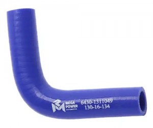 Патрубок МАЗ бачка расширительного (L=180мм,d=16) силикон MEGAPOWER 13016134 MEGA POWER