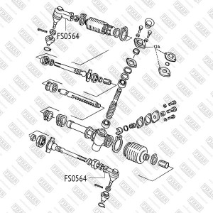 SKODA FAVORIT / FELICIA M12x1.0 FS0564 FIXAR