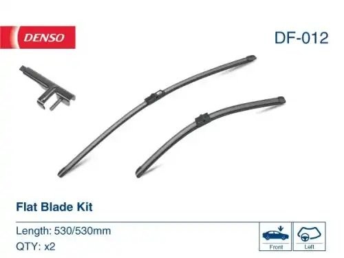 Щетка стеклоочистителя 530/530mm бескаркасная к-кт DF-012 DF-012 DENSO