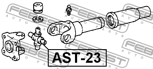 Крестовина карданного вала TOYOTA LAND CRUISER 200/150 29x49 AST-23 AST-23 FEBEST