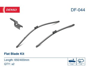 Щетка стеклоочистителя бескаркасная 650/400mm (ком-кт) DF-044 DENSO
