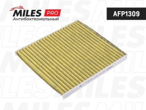 Фильтр салона антибактериальный (серия PRO) HYUNDAI SOLARIS 10-/KIA RIO IV 11- ( AFP1309 MILES