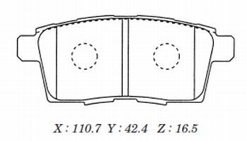 D3143-01 GDB3472=1268 00 [L2Y62643Z] !колодки дисковые з.\ Mazda CX-7 MZR DISI T D3143 MK KASHIYAMA