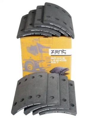 накладки тормозные STD! 19515 19.5-8.4 (300x200)(С ЗАКЛ.93252 8x18 64) Kassbohre Z10717 ZENTPARTS