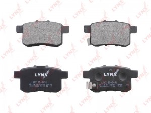 Колодки тормозные дисковые задние BD-3431 LYNXAUTO