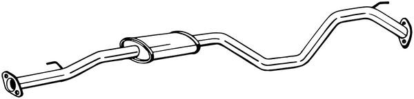 Глушитель NISSAN Qashqai (13-) средняя часть BOSAL 284-803 BOSAL