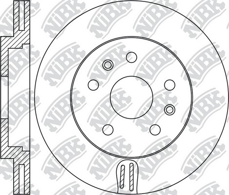 Диск тормозной LAND ROVER Range Rover передний (1шт.) NIBK RN1760 NIBK