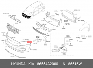 KIA CEED (2012>) 86554A2000 HYUNDAI KIA