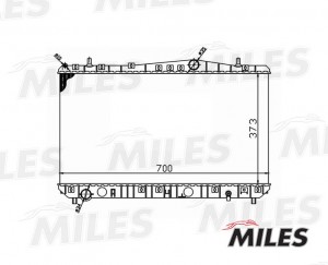 Радиатор (механическая сборка) CHEVROLET LACETTI 1.4-1.8 M/T 04-) (NISSENS 61633 ACRM005 MILES