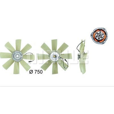 Гидромуфта с крыльчаткой FH12 CFF441000P MAHLE KNECHT