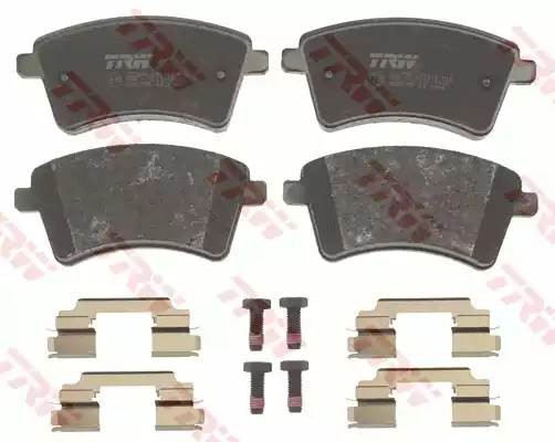 Колодки передние RENAULT KANGOO II GDB1785 GDB1785 TRW
