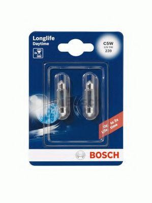 Лампа 12V C5W SV8.5-8 (2шт.) Longlife Daytime BOSCH 1987301060 BOSCH