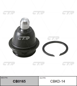 Опора шаровая CHEVROLET Spark (10-) передняя нижняя левая/правая CTR CB0165 CTR