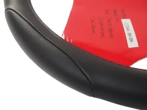 Оплетка руля (L) 39-41см черная кожа MISTAR MISLT34ABKL MISTAR