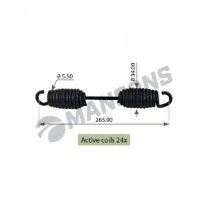 возвратная пружина !265x34xd5.5 BPW SN4218-4222 SPR0013 MANSONS