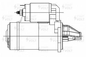 MITSUBISHI CARISMA/COLT/LANCER S40 (1998-2001) S40 12V 1.2kW LST 1106 START VOLT