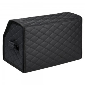 Органайзер в багажник "AIRLINE" (55х30х35 см) стёганный ромб, черный ADSO003 AIRLINE