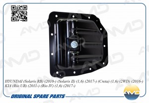Поддон картера двигателя HYUNDAI Solaris RB, 2010-, Solaris II, 1,6, 2017-, Cret AMD.CP111 AMD
