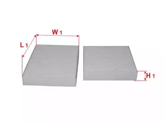 Фильтр воздушный салона PEUGEOT 207 (06-) SAKURA CA21080S SAKURA