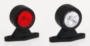 фонарь габаритный! рожок LED прямой, на кор. ножке, L=88мм, с кабелем, 12-36V\ FT009ALED FRISTOM