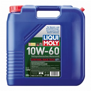 1392 LiquiMoly Синт-ое мот.масло Synthoil Race Tech GT1 10W-60 SN A3/B4 (20л) 1392 LIQUI MOLY