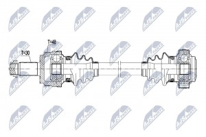 привод правый!\ BMW E83 03-11 NPWBM107 NTY