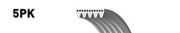Ремень поликлиновой 5PK895 (8653-10729) 5-PK-895 GATES