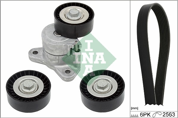 Комплект приводного ремня MITSUBISHI OUTLANDER II 2.0/2.4 529019110 529019110 INA