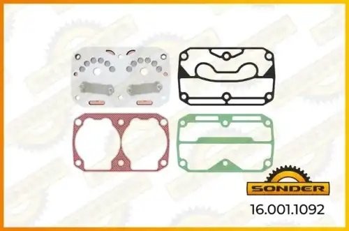 РМК компрессора LP4857/LK4936 Iveco (плита клапанов+ к-т прокладок) 160011092 SONDER