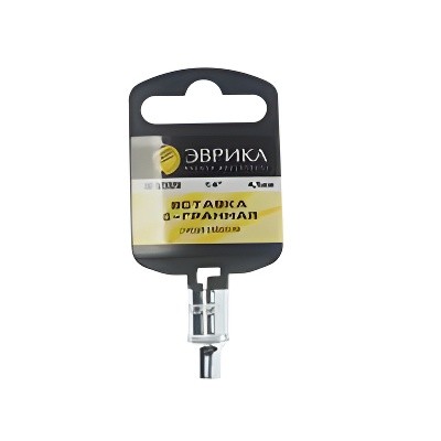 Головка торцевая 1/4" 4.5мм с держателем ЭВРИКА ER-90202H EVRIKA