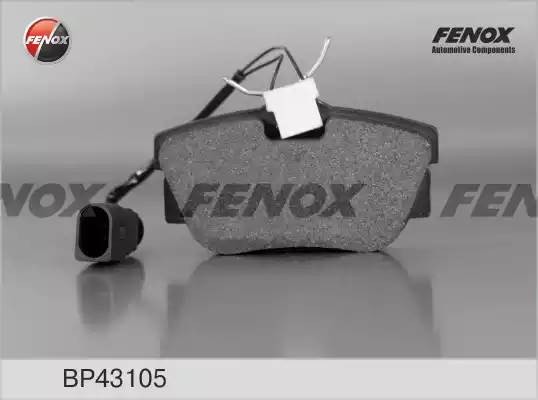 Колодки задние VW Transporter 90-03 [94,9*51*16,2, 16", 2 датчика на ось] BP4310 BP43105 FENOX