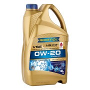 Масло моторное RAVENOL VSE 0W20 синт. ACEA C5 4л 111111200401999 RAVENOL