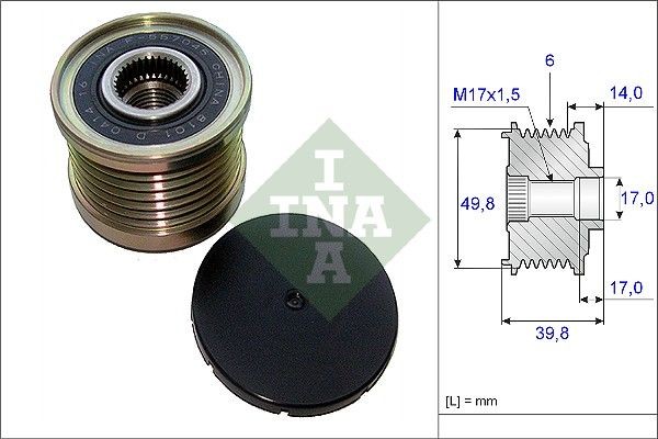 NISSAN QASHQAI (J10) (2006-2014) 535014610 INA