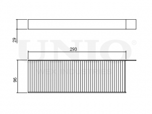 Фильтр салонный FLT-40133 UNIO