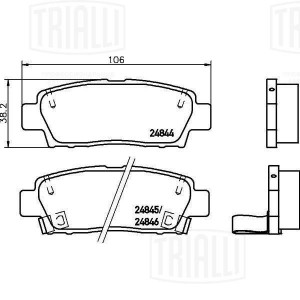TOYOTA CRESTA/MARK 2(X9#)/CROWN/AVALON PF4102 TRIALLI