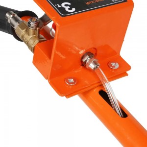 Домкрат пневматический 5т подкатной 3 секции, длин. ручка (MIN - 150мм, MAX - 40 ABJF05 AIRLINE