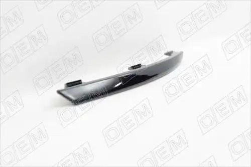 Молдинг бампера заднего правый Volkswagen Polo sedan 5 2015-2020, черный OEM1373R OEMPARTS