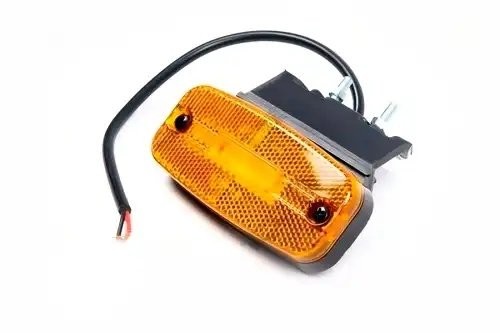 фонарь габаритный !желтый прямоугольный LED 24V, 111x51 с Г-кронштейном \Univers M720304 MARS