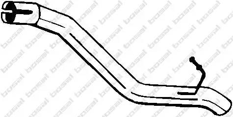 Труба выхлопная глушителя FORD Focus (05-) BOSAL 751-393 BOSAL