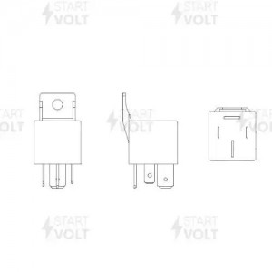 Реле 24V 80А 4 конт. для а/м Volvo/MAN/Scania/DAF/Mercedes-Benz (SCR 0700) SCR 0700 START VOLT