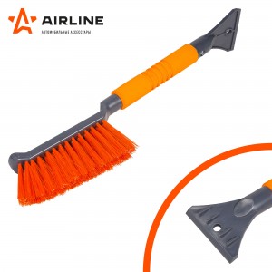 Щетка со скребком 45см оранжево-серая AIRLINE ABRN017 AIRLINE