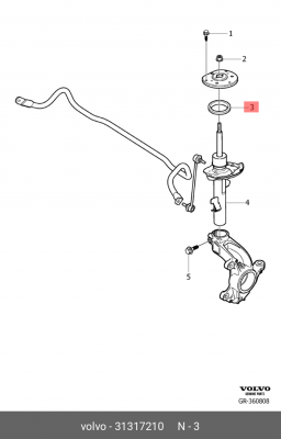 VOLVO V70 (2007-2013) 31317210 VOLVO