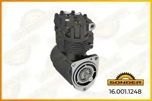 Компрессор воздушный 2 цил. SCANIA 3 SERIES TRUCKBUS 394941, 571181,1300366. KNO 160011248 SONDER