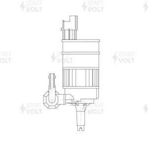 Насос омывателя для а/м Renault Clio Symbol (00-)/Kangoo (97-) (с задн. омыв.) ( SWP 0904 START VOLT
