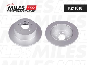 Диск тормозной (серия PRO с антикоррозионным покрытием) TOYOTA CAMRY V40 06-11 з K211618 MILES