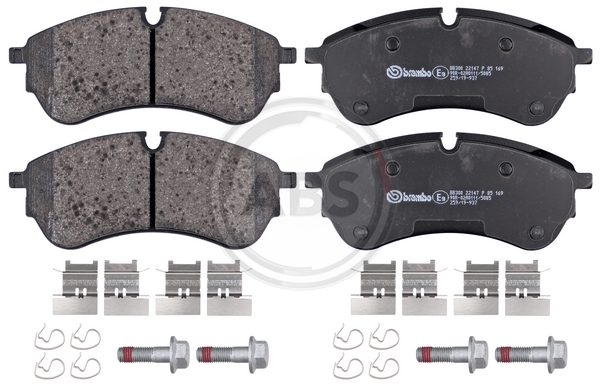 P85169 колодки дисковые передние!\ VW Crafter, Man TGE 2.0TDI 16> P85169 BREMBO