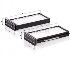 Фильтр салонный CU23000-2 CU230002 MANN FILTER